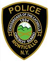 Monticello New York Police Patch